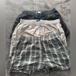 Old Navy 3-Pack Soft-Washed Boxer Shorts -- 3.75-inch inseam Gray Combo